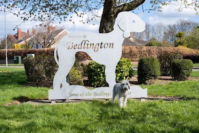 Bedlington Dog Sign