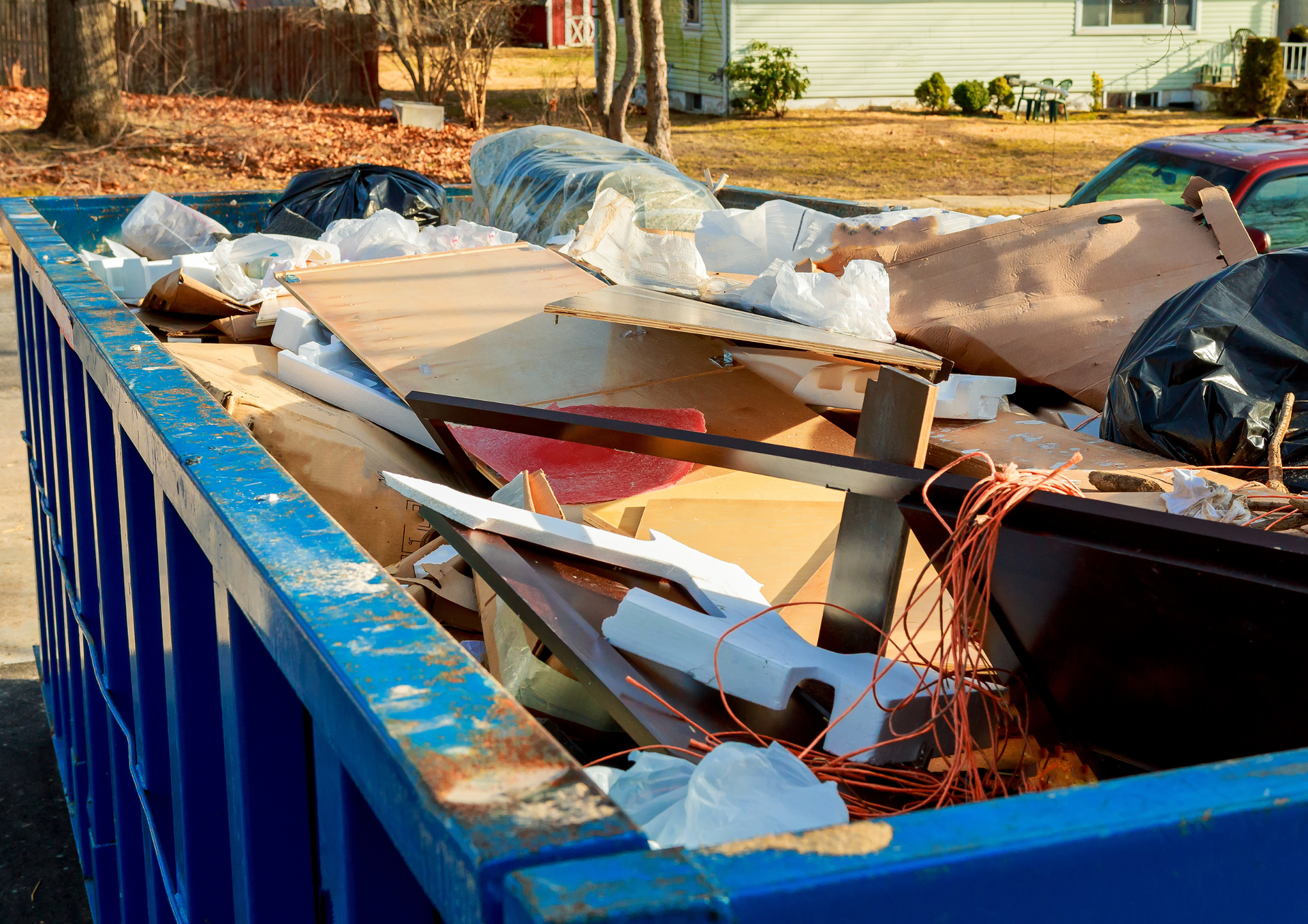 Hire Skip Services for Landscaping and Outdoor Clearance Work